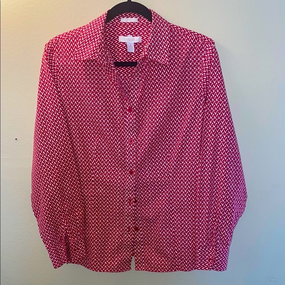 Chico’s Women Long Sleeve button down blouse